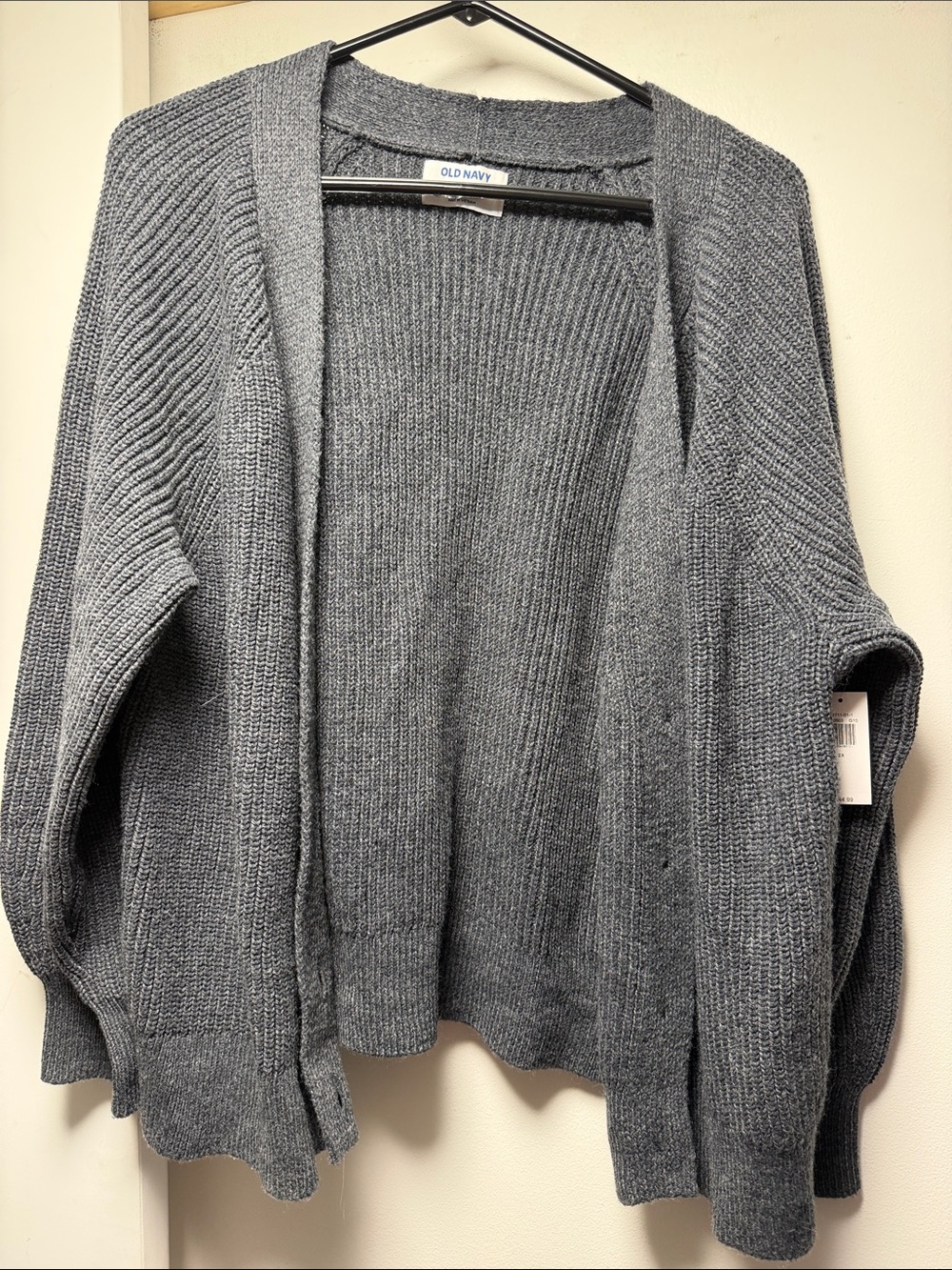 Old Navy Women's Charcoal Gray Knit Cardigan 2X. New